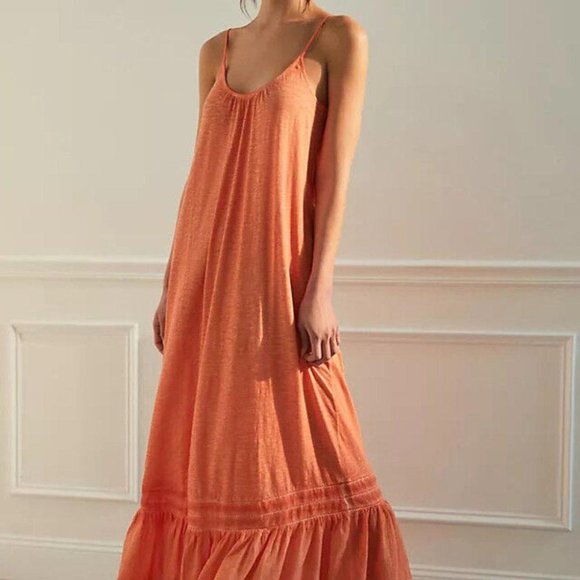 Daily Practice Anthropologie Arlene Maxi Dress Eyelet Embroidered Lace XS - Picture 3 of 10